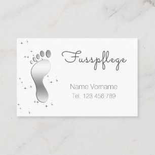 pedicure business card