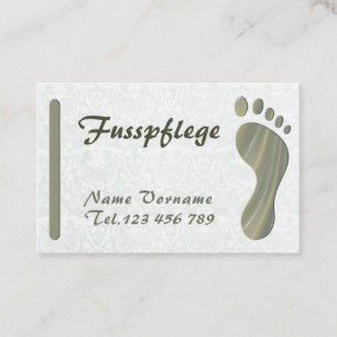 pedicure business card