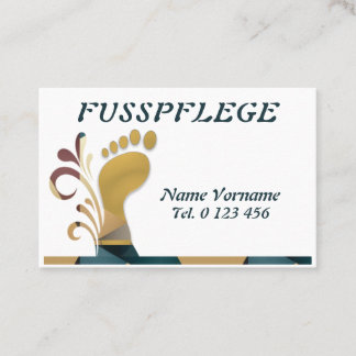 pedicure business card
