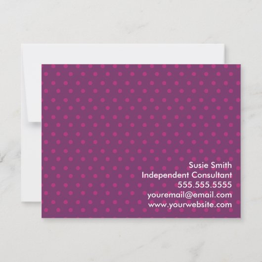 Pedicure Pack - Card with Envelope (Back)