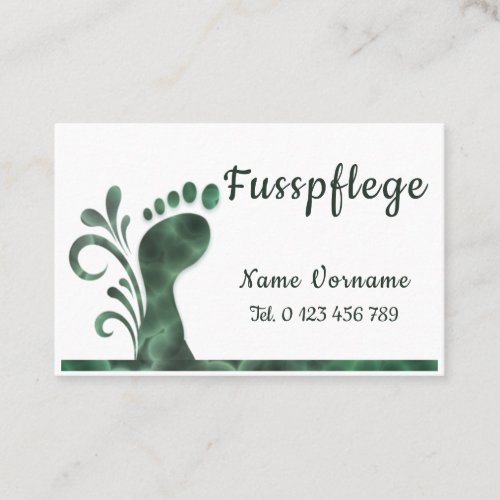 pedicure _ podologist business card