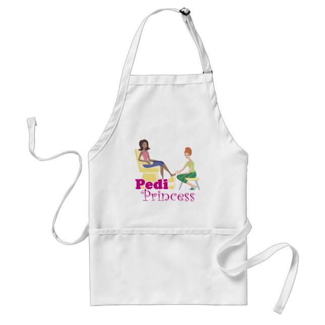 Pedicure Princess Adult Apron (Front)