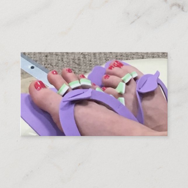 Pedicurist Business Card (Front)