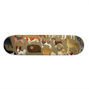 Pedigree Dog Wallpaper Skateboard Deck