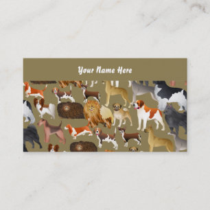 Pedigree Dog Wallpaper, Your Name Here Business Card