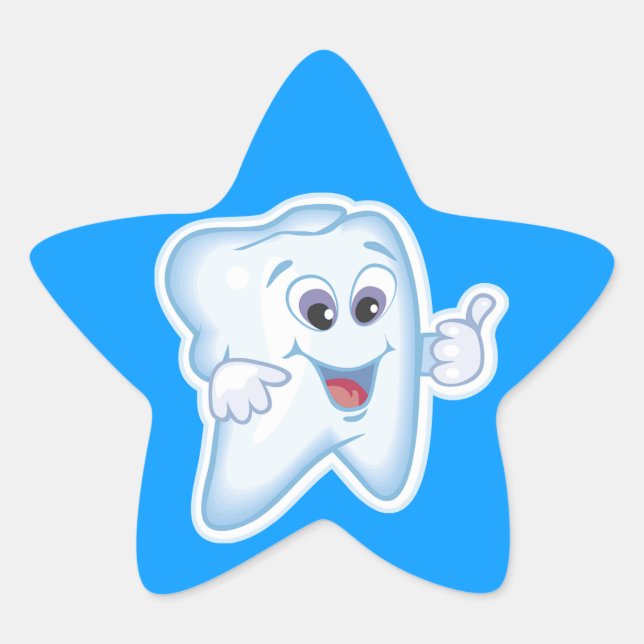 Pedodontist Pedodontics Pedodontry Star Sticker (Front)