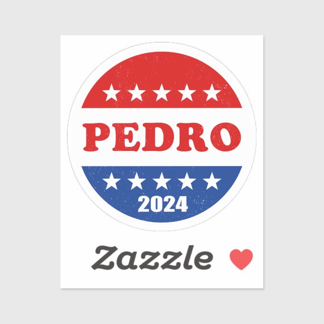 Pedro 2024 Best Presidential Candidate Sticker (Sheet)