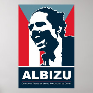 Pedro Albizu Campos - Bandera Poster