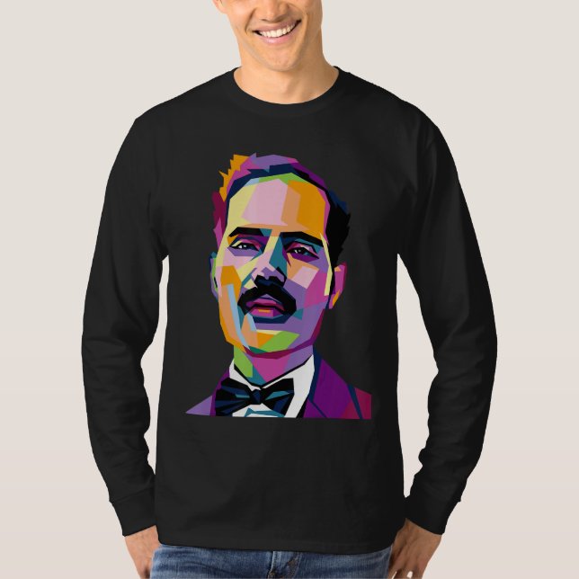 Pedro Albizu Campos Puerto Rico History Resiste Po T-Shirt (Front)