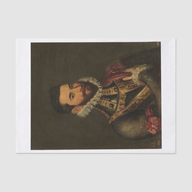 Pedro De Medici by Tintoretto Decoupage Tissue Paper (Front)