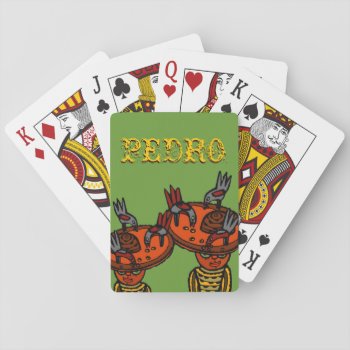 Pedro Fun Deck Playing Cards Family Game Night by ChatRoomCowboy at Zazzle