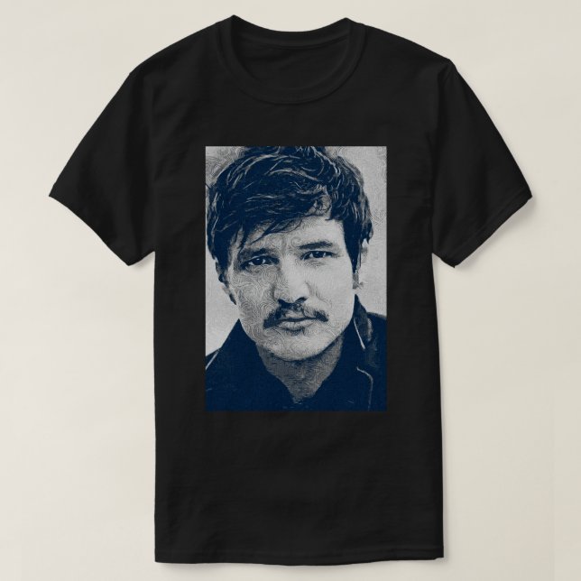 Pedro Pascal 90 T-Shirt (Design Front)