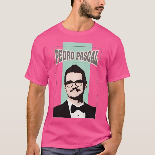 Pedro Pascal Glasses T-Shirt (Front)