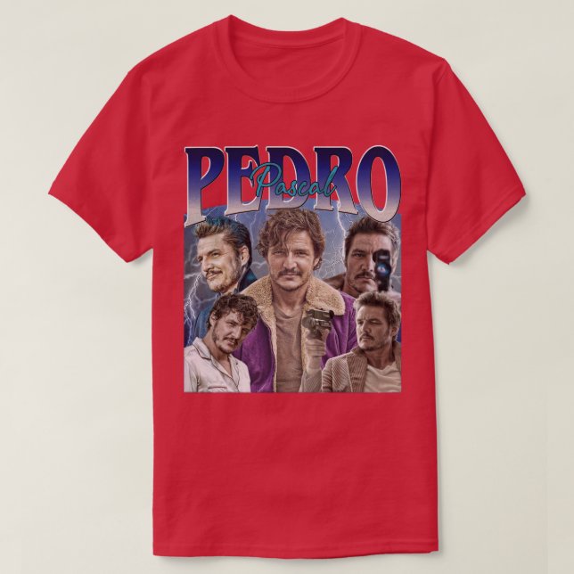 Pedro Pascal Homage T Shirts (Design Front)