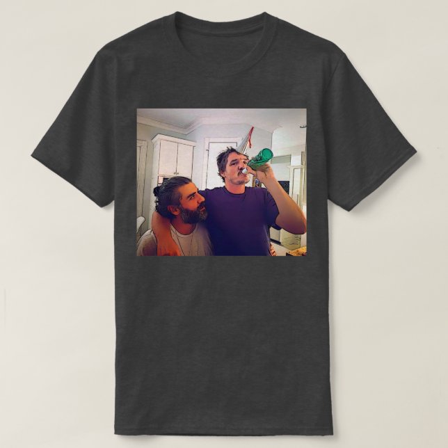 Pedro Pascal OsIsaac toonized T-Shirt (Design Front)