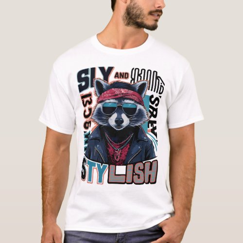 Pedro Raccoon stylish T_Shirt