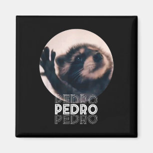 Pedro Racoon Dance Popular Internet Meme Mapache D Magnet