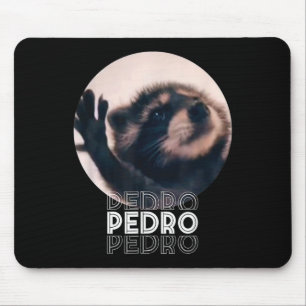 Pedro Racoon Dance Popular Internet Meme Mapache D Mouse Pad