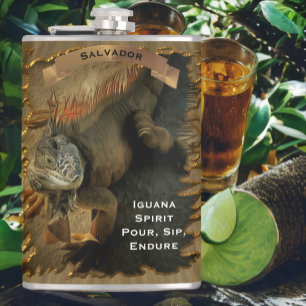 Pedro Spirit, Pour, Sip, Endure 0768 Flask