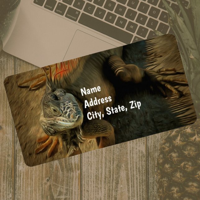 Pedro the Iguana 0768 Address Label (Creator Uploaded)
