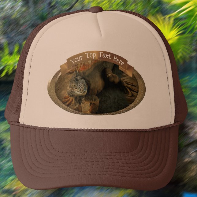 Pedro the Iguana 0768 Trucker Hat (Creator Uploaded)