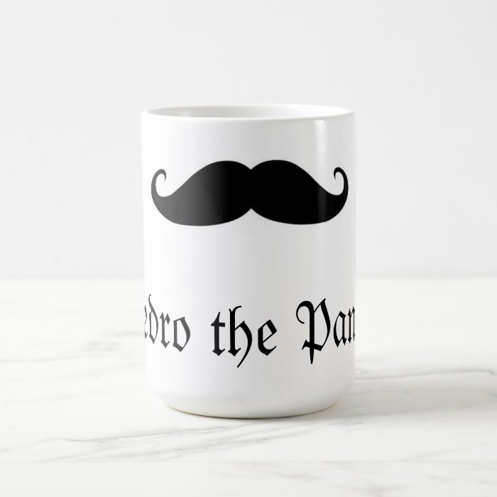 Pedro's Mustache Coffee Mugs