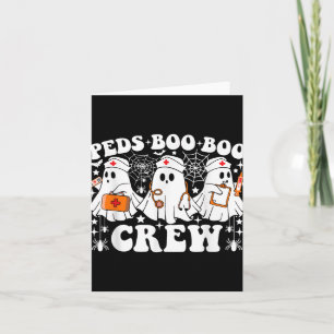 Peds Boo Boo Crew Funny Ghost Halloween Pediatric Card