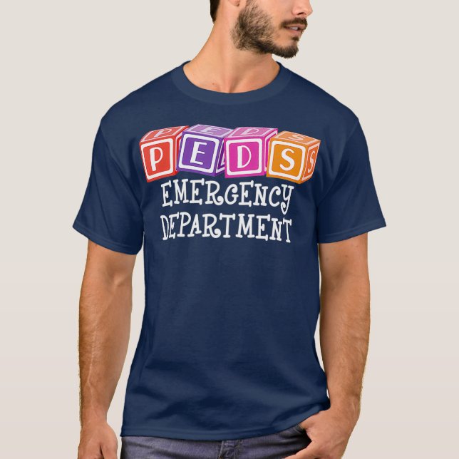PEDS Emergency Department Nurse  RN ER Pediatric T-Shirt (Front)
