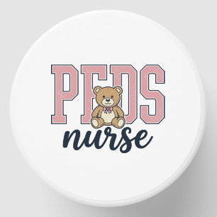 Peds Nurse Teddy Bear Vintage Shirt Design_1 Mini Candle Favors