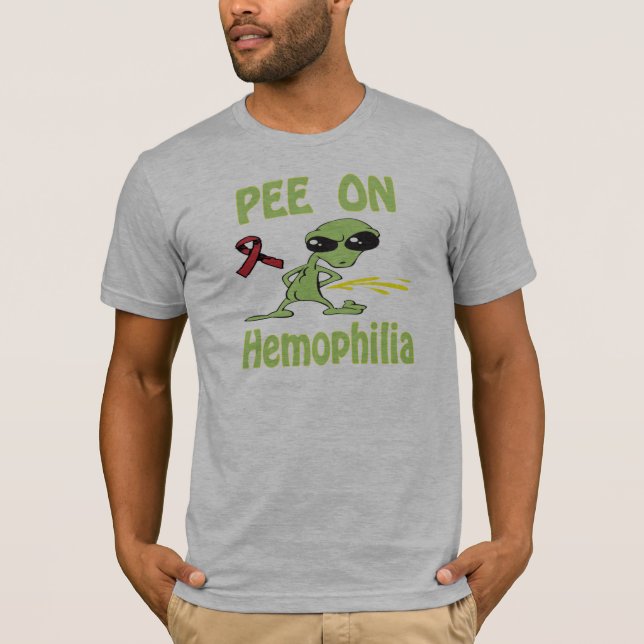 Pee On Hemophilia Shirt (Front)