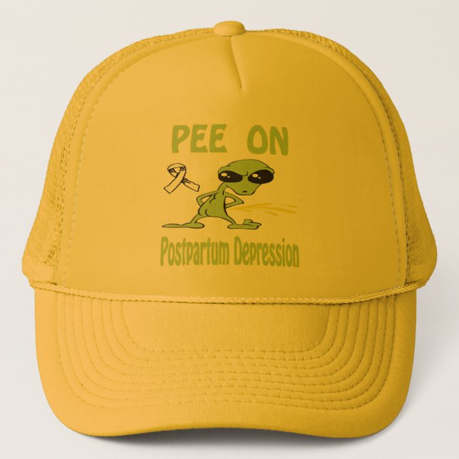Pee On Postpartum Depression Hat (Front)