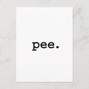 pee. postcard