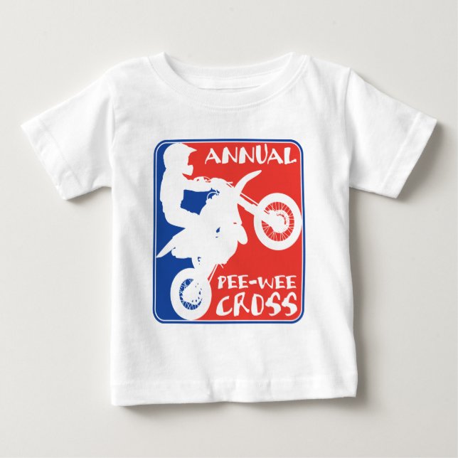 Pee Wee Cross Baby T-Shirt (Front)