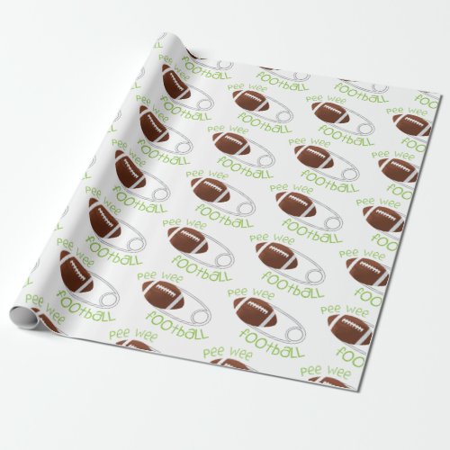 Pee Wee Football Wrapping Paper