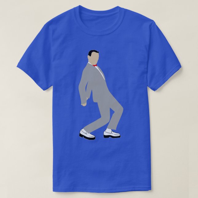 Pee Wee Herman Pin T-Shirt (Design Front)
