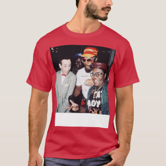 Pee Wee Herman withT and The Fat Boys 1985 Long Sl T-Shirt