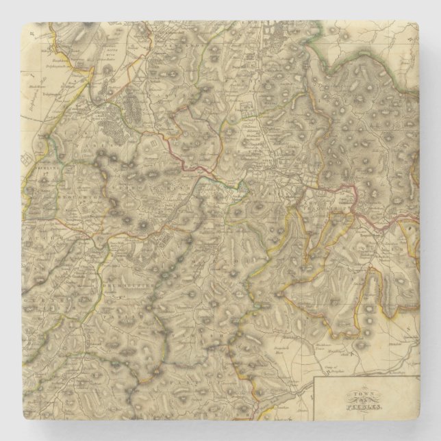 PeeblesShire Stone Coaster (Front)