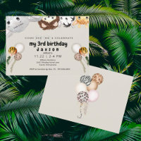Peek-a-boo Animal Balloon Boy Birthday Party