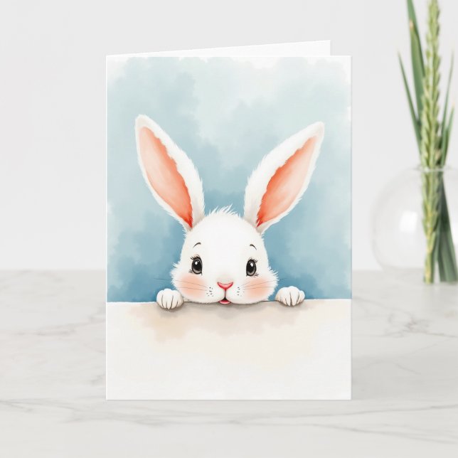 Peek A Boo Animal Friend Card (Front)