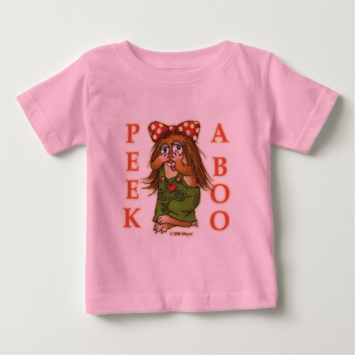 Peek A Boo Baby T_Shirt