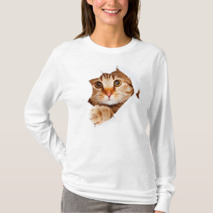 peeking cat sweater