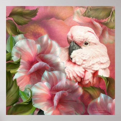 Peek A Boo Cockatoo Fine Art Poster/Print Poster