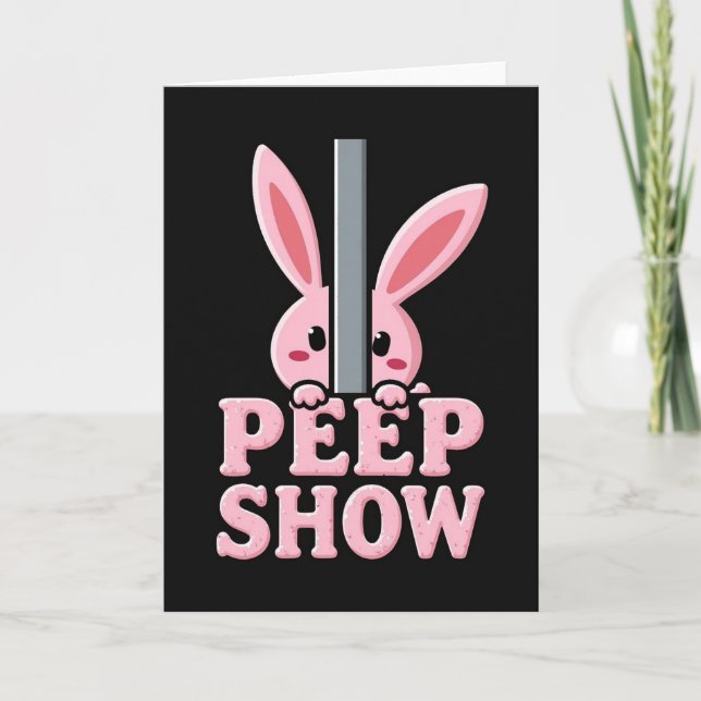 Peek A Boo Cute Critter Card (Front)