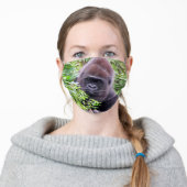 Peek-A-Boo Gorilla Face Mask (Worn)