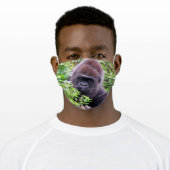 Peek-A-Boo Gorilla Face Mask (Worn)