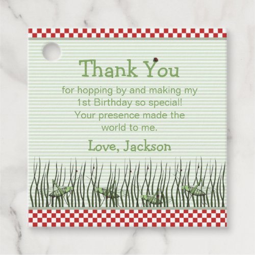 Peek_a_Boo Grasshoppers Birthday Party Thank You Favor Tags