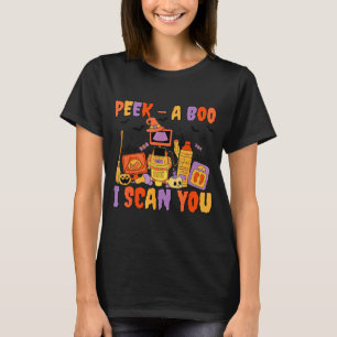 Peek A Boo I Scan You Soky Sonographer Ultrasound  T-Shirt