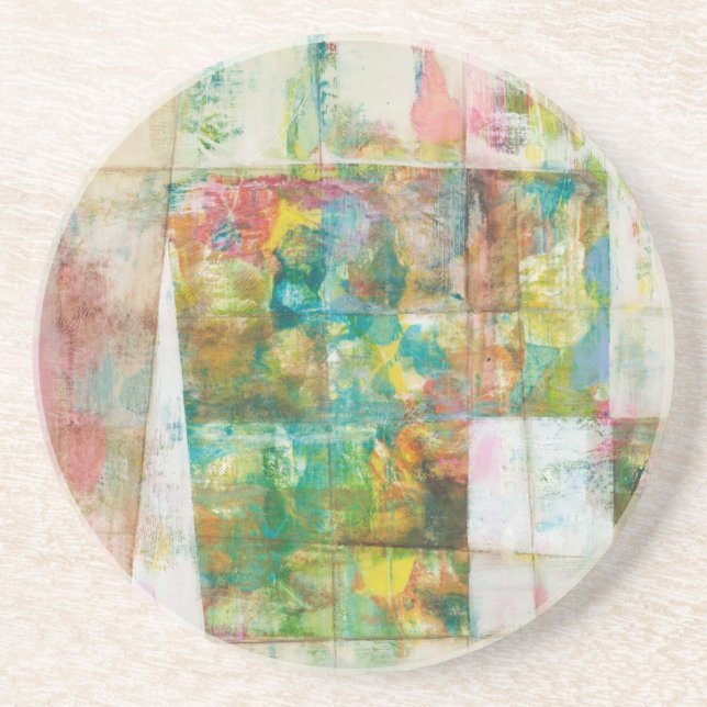 Peek a boo IV Sandstone Coaster (Front)