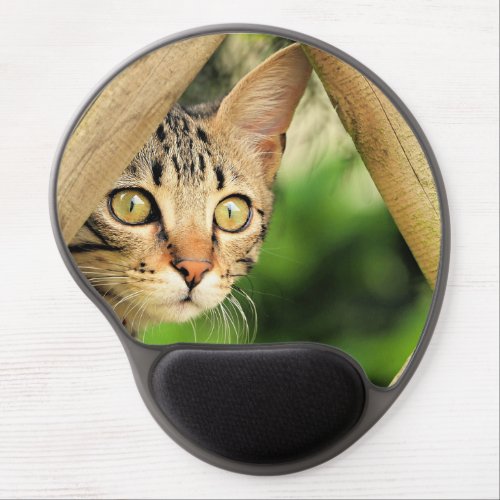 Peek_a_Boo Kitty cute and cuddly Gel Mouse Pad