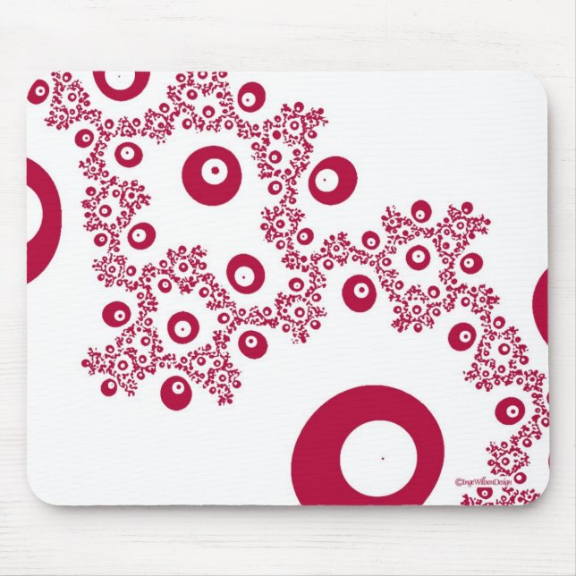 Peek a Boo Red Mousepad (Front)